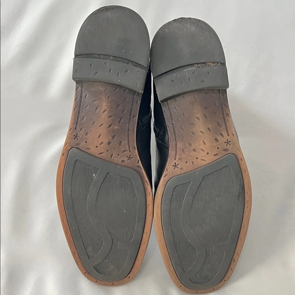 Franco Sarto Black Hand Finished Leather Marcus Booties